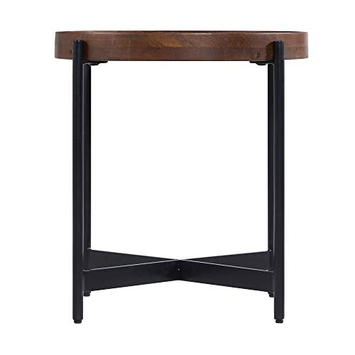 Brookline Table d'Appoint Ronde 20 Pouces, Châtaigne Moyenne