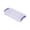 Purple, variant on Thickened Transparent Plastic Art Supply Case with Double Ear Buckles for Pencils, Erasers, and Stationery Storage