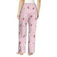 thumbnail image 3 of Balery Hand Drawn Strawberry print Women's Pajama Pants,Ultra Lightweight Pjs,Lounge Pant-X-Large, 3 of 9
