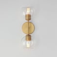 thumbnail image 2 of 21632CLNAB Maxim Lighting Knox - 2 Light Wall Sconce-6 Inches Tall and 17 Inches Wide-Natural Aged Brass Finish, 2 of 5