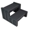 thumbnail image 1 of Vinyl Works 22 Inch Junior Resin Multi Purpose Home Spa and Hot Tub Steps, Black, 1 of 5
