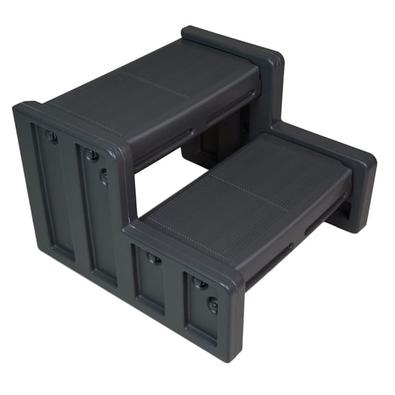Vinyl Works 22 Inch Junior Resin Multi Purpose Home Spa and Hot Tub Steps, Black
