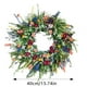 thumbnail image 3 of Corona Floral Primaveral Con Flores Para Colgar En La Puerta Decoración Para El Hogar, El Jardín Y Bodas, 3 of 8