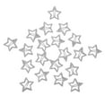 thumbnail image 3 of UPKOCH 20Pcs Star Shaped Hair Clip Silver Metal Styling Tool for Women Holiday, 3 of 6