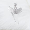 thumbnail image 6 of Unique Hawaiian 3D Solid Shark Teeth Necklace and Earring, Sterling Silver Shark Teeth Pendant, N6108S Birthday Mom Gift, 6 of 10