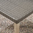 thumbnail image 4 of Noble House Hampton Outdoor 7 Piece  Wicker Chat Set  Black, 4 of 10