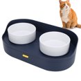 thumbnail image 4 of Cat And Dog Double Bowl, Removable Feeding Bowl Portable Anti Overturning Large Capacity  For Pet Blue, 4 of 8