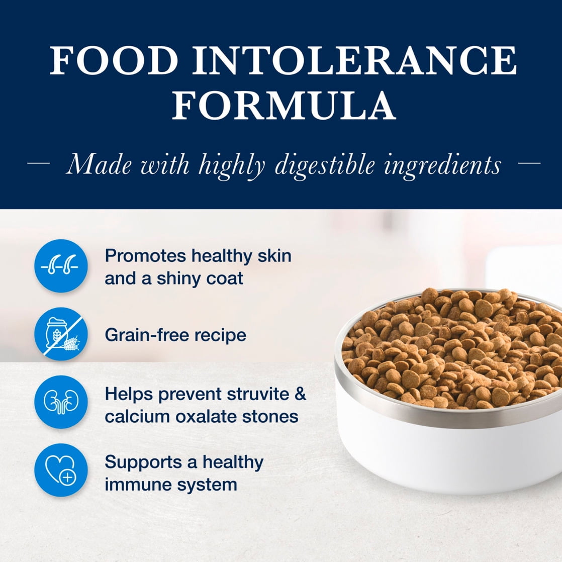 Blue Buffalo Natural Veterinary Diet HF Hydrolyzed Food Intolerance Dry Cat Food, Salmon