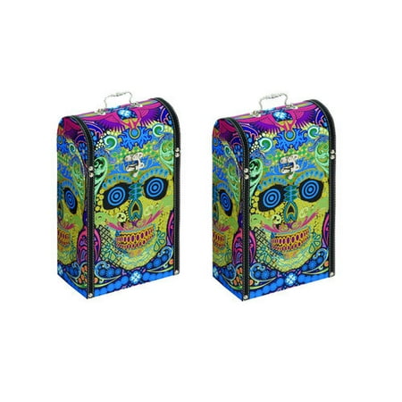 Woodland Imports Canvas Wine Box (Set of 2)