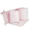 Seed Sprout Gingham Portable Crib Bedding - 3 Piece Set, Pink
