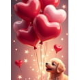 thumbnail image 4 of Heart Balloons Backdrop Background Wall Banner Valentines Day Party Decorations Romantic Celebration Event Decor Wedding Photography Prop, 4 of 4
