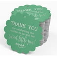 thumbnail image 4 of Inkdotpot Pack Of 100 Real Silver Foil Paper Tags Thank You For Celebrating The Mother To Be Baby Shower Favor Hang Tags, 4 of 7