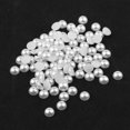 thumbnail image 2 of segolike 500 Pcs Demi-Rond Dos Plat Perle Ornement pour Nair 8mm, 2 of 9