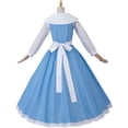 thumbnail image 4 of Princess-Style Blue Maid Dress with Apron Stage & Theme Party Dress, 4 of 7