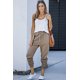 thumbnail image 4 of ABPHQTO Jogger Mujer Punto Waffle Térmico Gris, 4 of 5