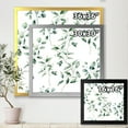 thumbnail image 4 of Designart 'Green Eucalyptus Plant Branches IV' Traditional Framed Art Print, 4 of 4