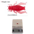 thumbnail image 3 of Wosthever 50 Pieces Cricket Fishing Lures Soft Wobblers Grasshopper Tackle Red Accessories Silicone Simulation Bait Lifelike Pescar, 3 of 6