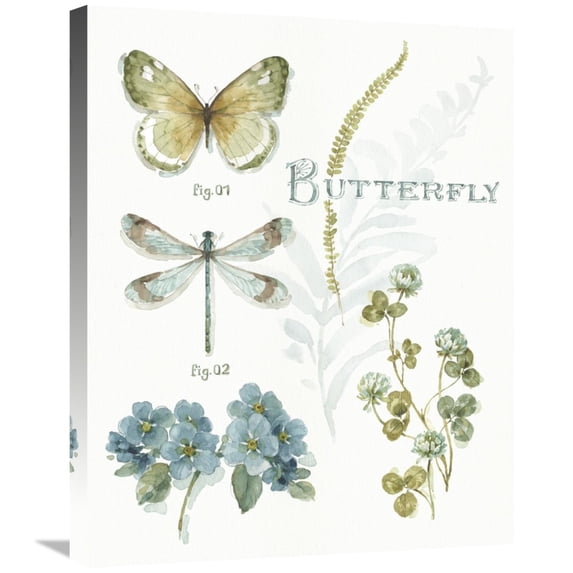 Global Gallery's 'My Greenhouse Botanical I' By Lisa Audit Stretched Canvas Wall Art