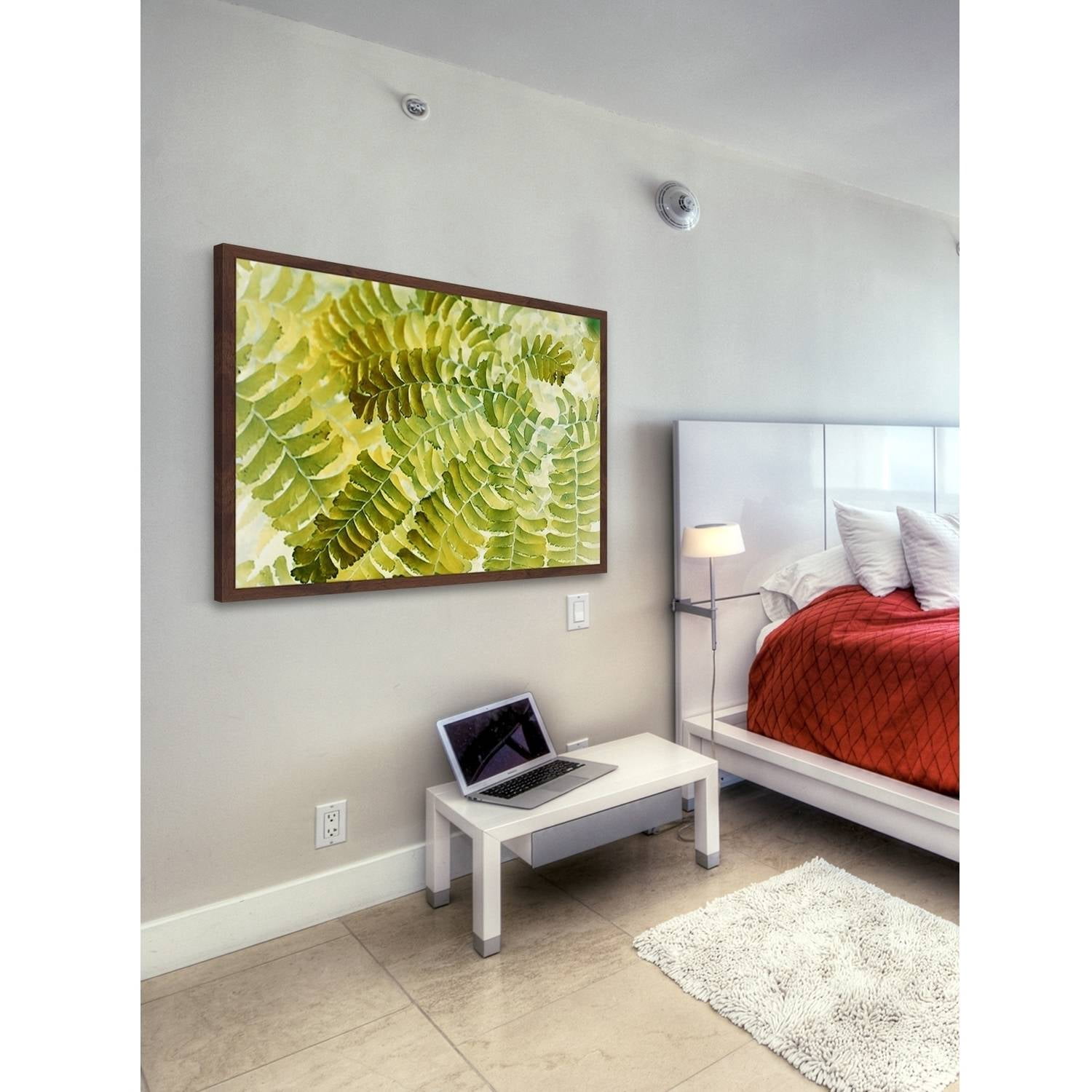 "Fern Fantasy II" Framed Painting Print