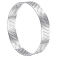 thumbnail image 1 of Inoxidable Acero Pequeño Pastel Anillos, Perforado Pastel Mousse Anillo Cocina Hornear Calor Resistente 3,9 Diámetro, 0,8 Altura, Plata, 1 of 5