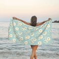 thumbnail image 5 of KLL Floral Daisy Microfiber Beach Towel Fast Drying,Extra Large 31.5"x63" Sand Free Beach Towel Super Lightweight Towels, 5 of 5