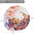 thumbnail image 2 of Abstract Floral Roses Hand-Drawing Round Soft Area Rugs 2.6ft Anti-Slip Cute Circle Carpet for Teen Girls Room, Circular Rug for Nursery Room, Dorm, Cute Room Decor for Baby, 2 of 7