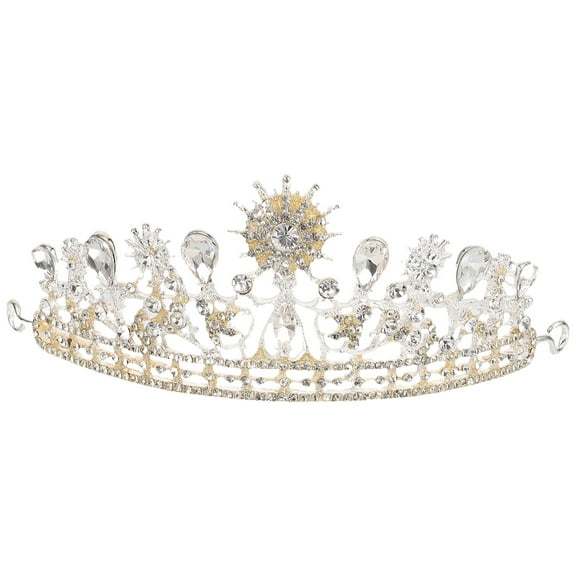Masteelf  Tiaras Special Occasion Accessory Rhinestone Inlaid Crown Bride