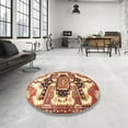 thumbnail image 3 of Ahgly Company Indoor Rectangle Traditional Fire Brick Red Area Rugs, 4' x 6', 3 of 6