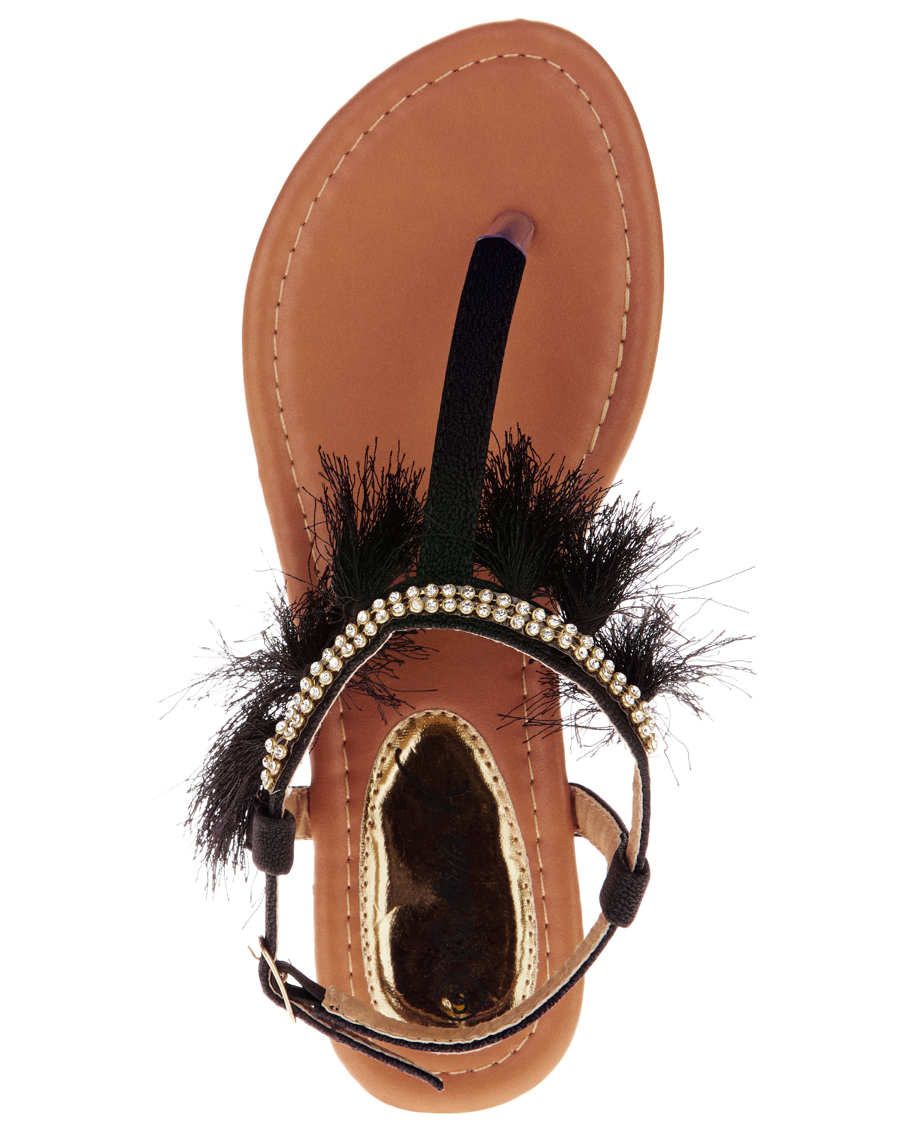 Victoria K Women's Fringe Design sandals