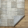 thumbnail image 4 of Hauteloom Xhosa Living Room, Bedroom Area Rug - Contemporary - High Pile - Peach, Light Gray, Gray - 2' x 2'11", 4 of 6