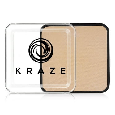 Kraze FX Square - Blush Face Paint (25 gm) - Hypoallergenic, Non-Toxic, Water Activated Professional Face & Body Painting Makeup Supplies for Sensitive Skin, Kid Safe, Adults