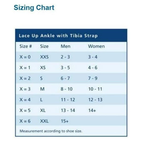 YIDOADFEAP LaceUp Ankle Brace w/Tibial Strap (Medium)