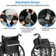 thumbnail image 2 of Bolsa para silla de ruedas Kearding con hebilla impermeable reflectante correa ajustable azul, 2 of 6