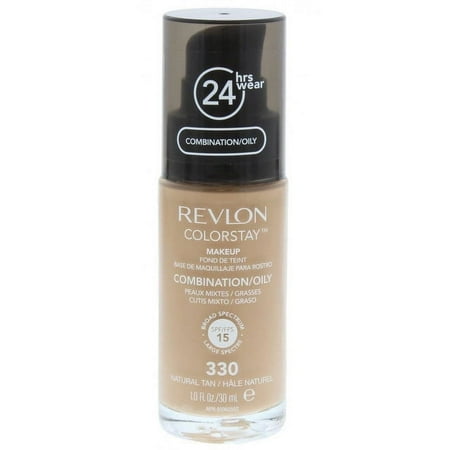 Colorstay Makeup SPF 15 Combination/Oily - # 330 Natural Tan by Revlon for Women - 1 oz Foundation