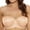 Nude, variant on Elomi Smoothing Underwire Foam Molded Strapless Bra, Black, 40E