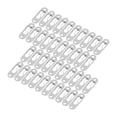 thumbnail image 2 of Metal Keyhole Hanger,40 Pcs Silver Tone Silver Tone Metal Picture Hanger Proven Performance, 2 of 14