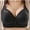 Black#2, variant on Women's Bra for Everyday with Smooth Fabric,Woman's Embroidered Glossy Comfortable Breathable Bra Underwear No Rims Red 50