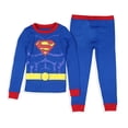 thumbnail image 2 of DC Comics Toddler Boys' Superhero Costume Tight Fit Multiple Styles Sleep Pajama Set Long Sleeves Pants, 2 of 7
