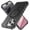 Black, variant on ELEHOLD Case for iPhone 14 Pro Max, Shockproof Magnetic Matte Case with Wireless Charging Support,Clear