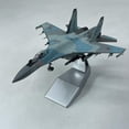thumbnail image 4 of Avión de combate,Colección de modelos de aviones fundidos a presión,Soporte de exhibición de modelo de exhibición de aviones de combate,Avión de combate de metal modelo 1 144 1 100, 4 of 9