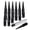24pcs Black, variant on 14x1.5 Spike Wheel Lug Nuts, 24pcs M14x1.5 Closed End Spike Lug Nut for Silverado 1500, Sierra 1500, F150, Black Conical Bulge Seat with 1 Socket Key