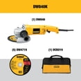 thumbnail image 2 of Amoladora angular DEWALT DW840K 13A de 7 pulgadas con bolsa y ruedas de corte, 2 of 8