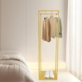 thumbnail image 2 of Clothing Display Stand, Modern Freestanding Metal Drying Clothes Garment Rack with Clothing Hanging Display Organizer for Laundry Room, Bedrooms, Clothing Stores, Shops, Balconies, Offices, Studios, 2 of 8