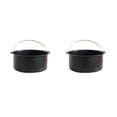 thumbnail image 4 of Yuarrent Bandeja redonda antiadherente para pasteles, cesta impermeable para freidora de aire, accesorios de cocina a prueba de herrumbre, Type1 NO1, 4 of 6