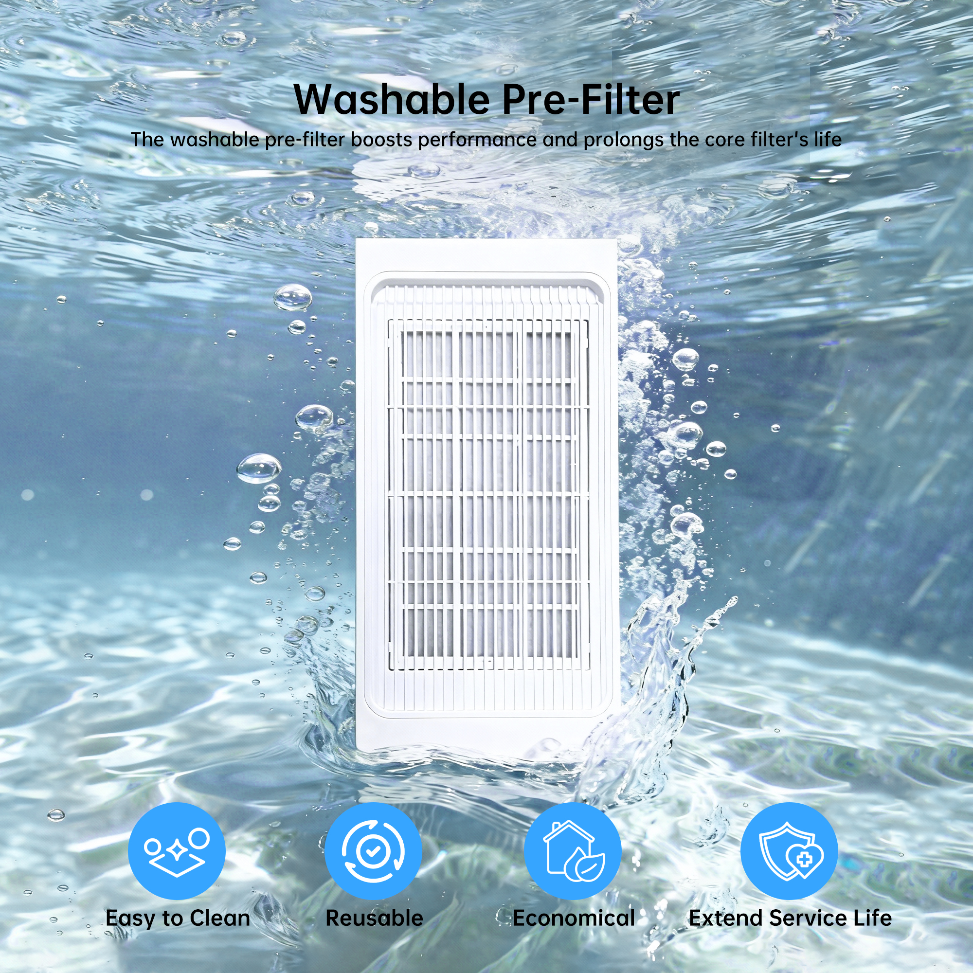 AIRPLUS Air Purifiers for Home Large Rooms up to 5000 Ft², H13 True HEPA 99.97% Filtration with Sleep Mode & Child Lock, 260 CFM CADR, PM2.5 Air Quality Display Removes Allergies, Pet Odor, Pollen