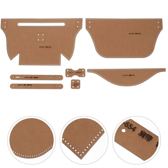 CIMAXIC Leather Craft Template for Drawing Board Supplies in Light Brown Color 1Pc Pack