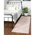 thumbnail image 3 of Unique Loom Kai Collection Area Rug - Warrior (2' x 8' Runner Pink/Ivory), 3 of 11