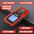 thumbnail image 2 of TOPEX Laser Distance Meter Laser Measurement Tool Laser Measure Digital Laser Measurer Measure Distance Area and Volume Battery Included, 2 of 14