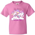 thumbnail image 3 of Inktastic My Nana Loves Me Unicorn Youth T-Shirt, 3 of 5