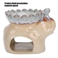 thumbnail image 5 of Home Ceramic Aromatherapy Burner Aroma Essential Oil Furnace Decoration with Candle HolderWhite, 5 of 5